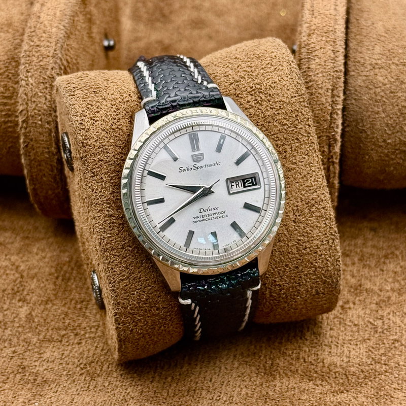 Seiko Seiko - Sportsmatic 白暈 (Byakugun) – White Aura - No Reserve Price - 7619-7040 - Men - 1965 vintage watch - image 5
