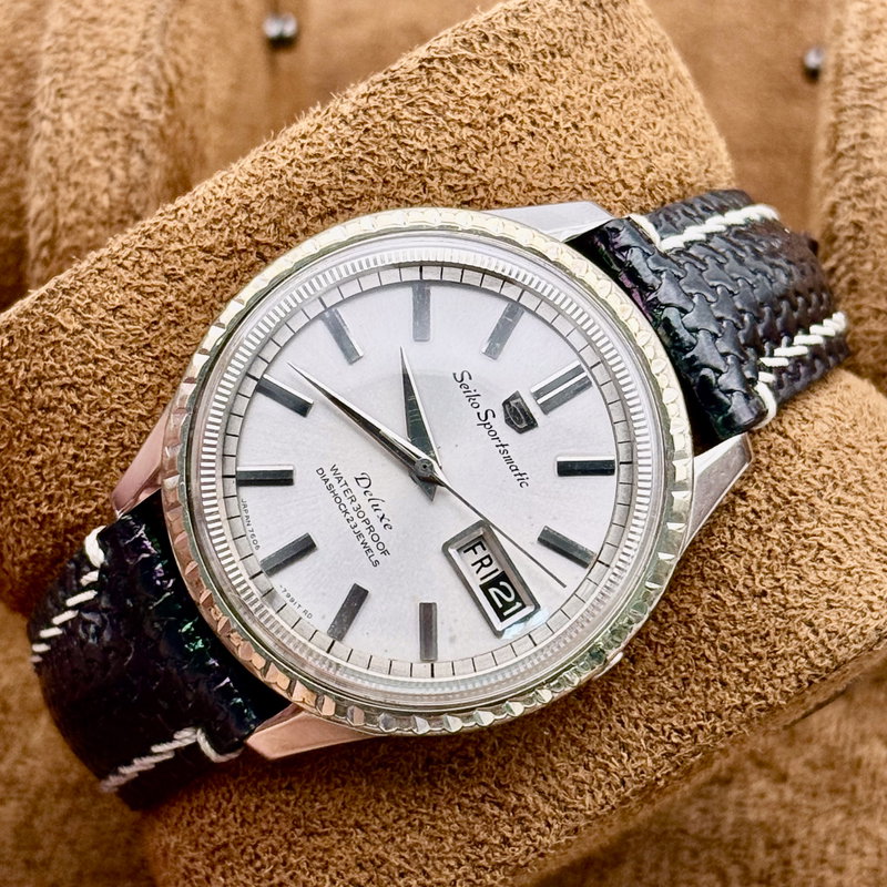 Seiko Seiko - Sportsmatic 白暈 (Byakugun) – White Aura - No Reserve Price - 7619-7040 - Men - 1965 vintage watch - image 8