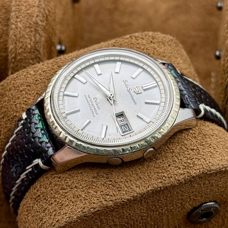 Seiko Seiko - Sportsmatic 白暈 (Byakugun) – White Aura - No Reserve Price - 7619-7040 - Men - 1965 vintage watch - image 9