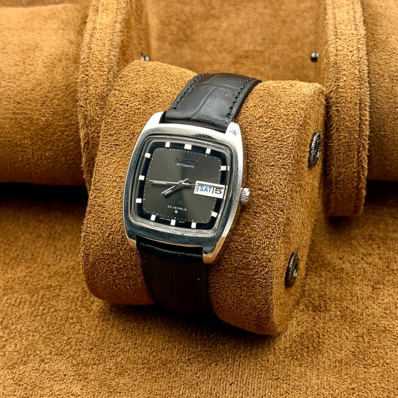 Seiko Seiko - Lord Matic  [“Noir Graphite”] - No Reserve Price - 5606-5040 - Men - 1971 vintage watch - image 7