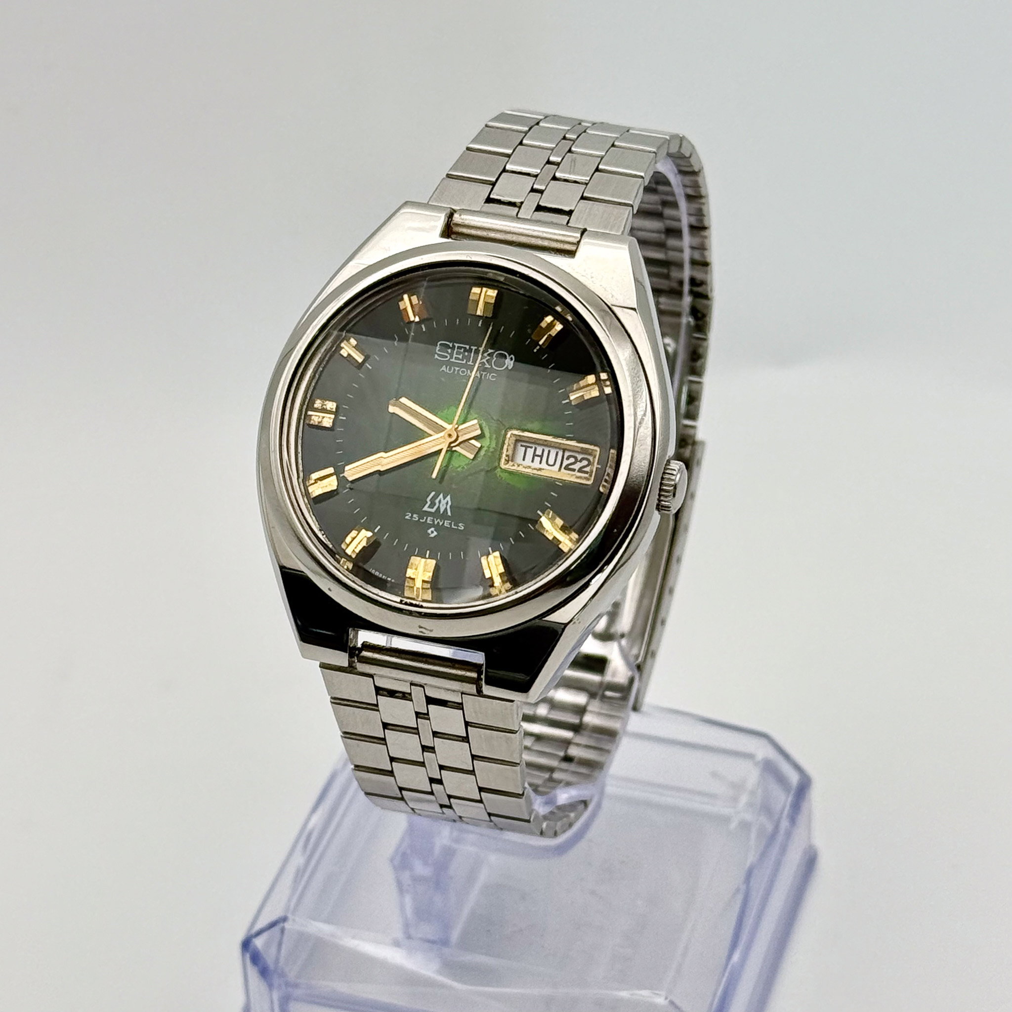Seiko - LM "Vibrant Emerald" 線輝 (Senki) – Radiant Lines - No reserve price - 5606-7340 - Men - 1974