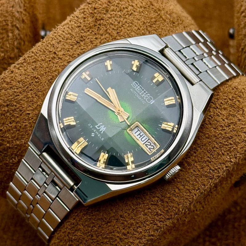 Seiko Seiko - LM "Vibrant Emerald" 線輝 (Senki) – Radiant Lines - No reserve price - 5606-7340 - Men - 1974 vintage watch - image 5