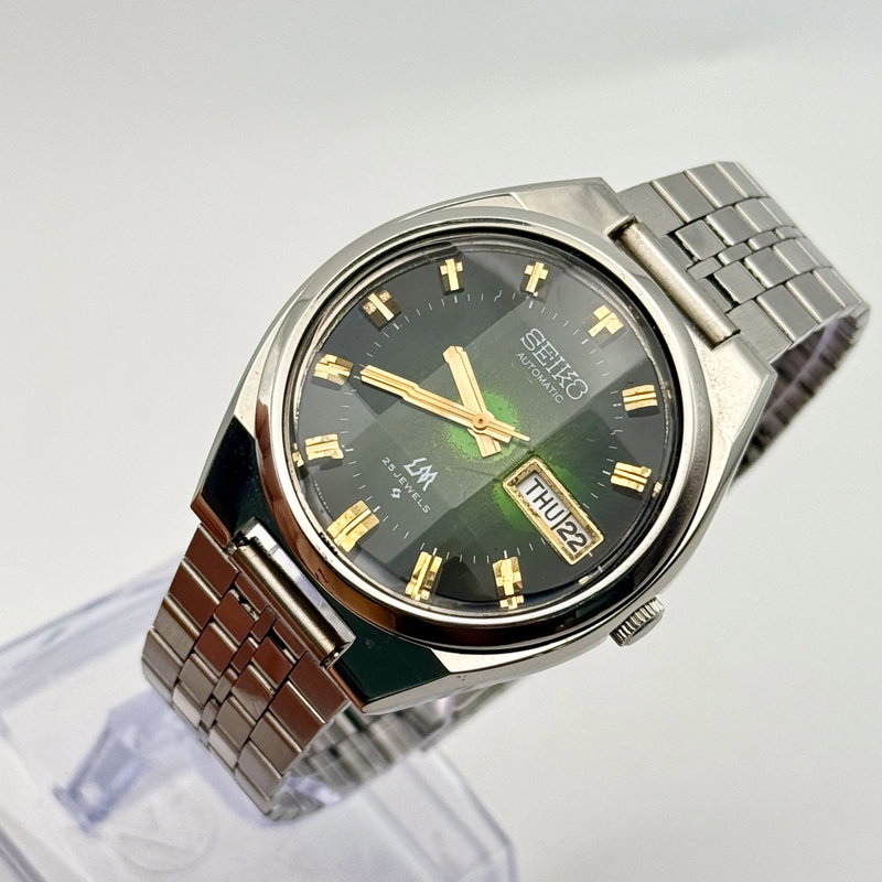 Seiko Seiko - LM "Vibrant Emerald" 線輝 (Senki) – Radiant Lines - No reserve price - 5606-7340 - Men - 1974 vintage watch - image 13