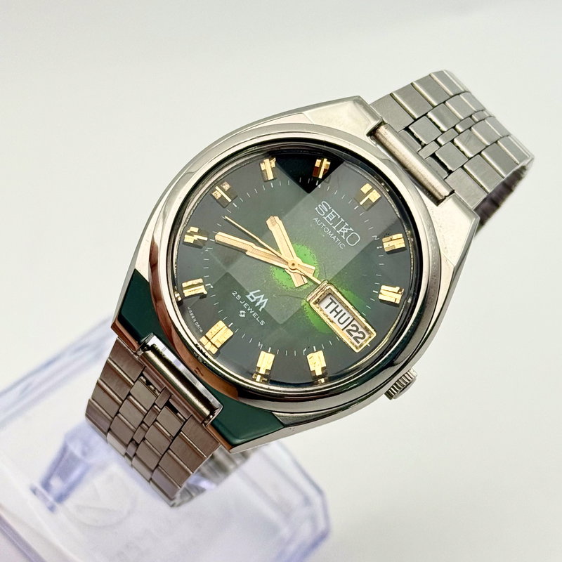 Seiko Seiko - LM "Vibrant Emerald" 線輝 (Senki) – Radiant Lines - No reserve price - 5606-7340 - Men - 1974 vintage watch - image 14