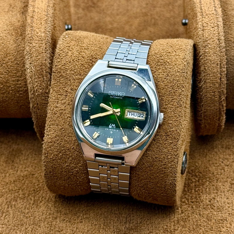 Seiko Seiko - LM "Vibrant Emerald" 線輝 (Senki) – Radiant Lines - No reserve price - 5606-7340 - Men - 1974 vintage watch - image 15