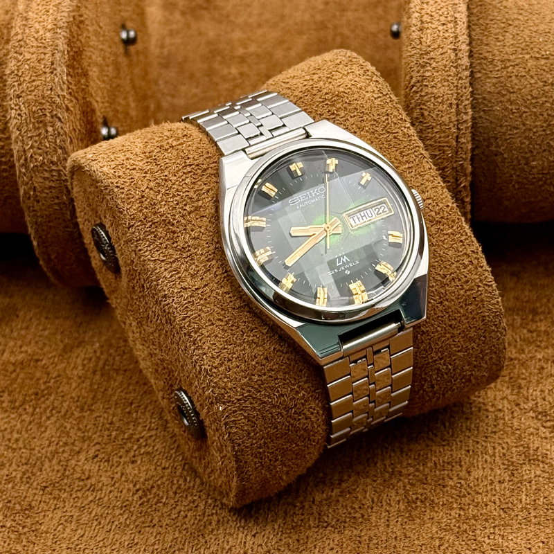 Seiko Seiko - LM "Vibrant Emerald" 線輝 (Senki) – Radiant Lines - No reserve price - 5606-7340 - Men - 1974 vintage watch - image 18