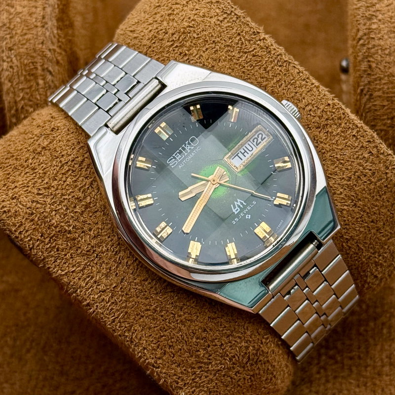 Seiko Seiko - LM "Vibrant Emerald" 線輝 (Senki) – Radiant Lines - No reserve price - 5606-7340 - Men - 1974 vintage watch - image 20
