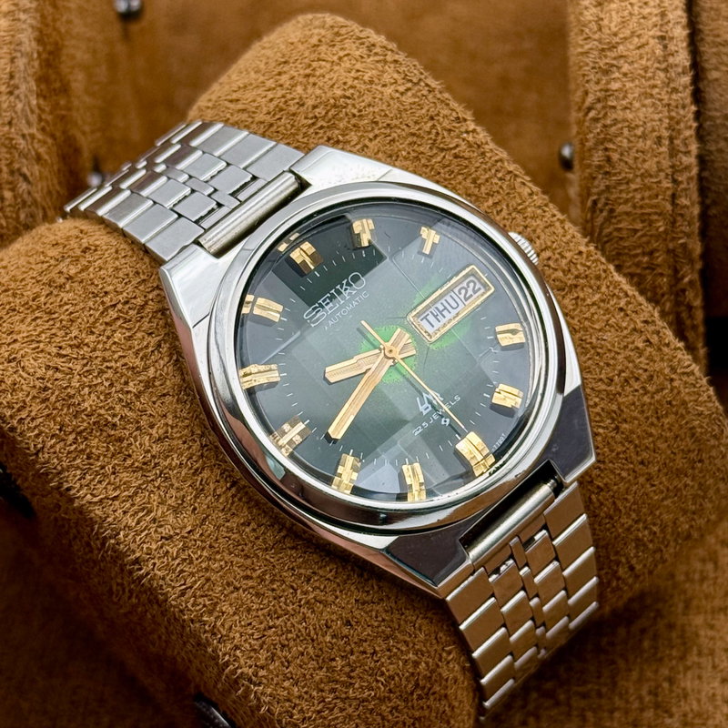 Seiko Seiko - LM "Vibrant Emerald" 線輝 (Senki) – Radiant Lines - No reserve price - 5606-7340 - Men - 1974 vintage watch - image 21