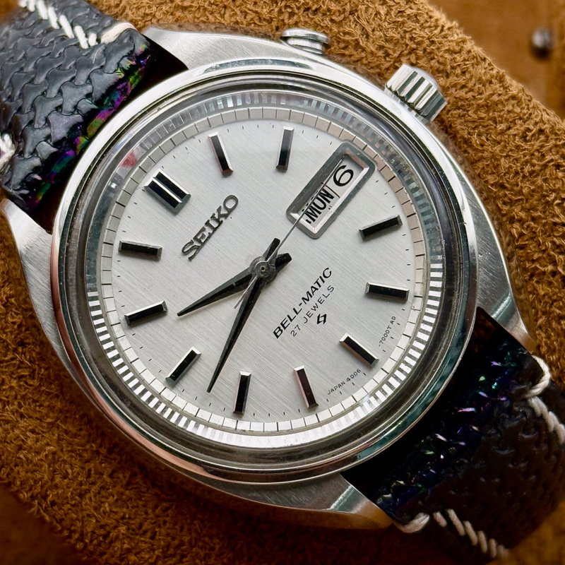 Seiko Seiko - Bell Matic "Serviced" 観紋 (Kanmon) – Observed Pattern - Ingen mindstepris - 4006-7000 - Men - 1976 vintage watch - image 4
