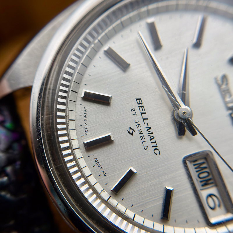 Seiko Seiko - Bell Matic "Serviced" 観紋 (Kanmon) – Observed Pattern - Ingen mindstepris - 4006-7000 - Men - 1976 vintage watch - image 5