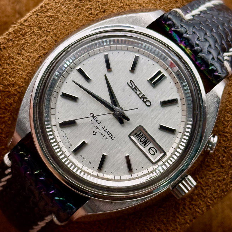Seiko Seiko - Bell Matic "Serviced" 観紋 (Kanmon) – Observed Pattern - Ingen mindstepris - 4006-7000 - Men - 1976 vintage watch - image 6
