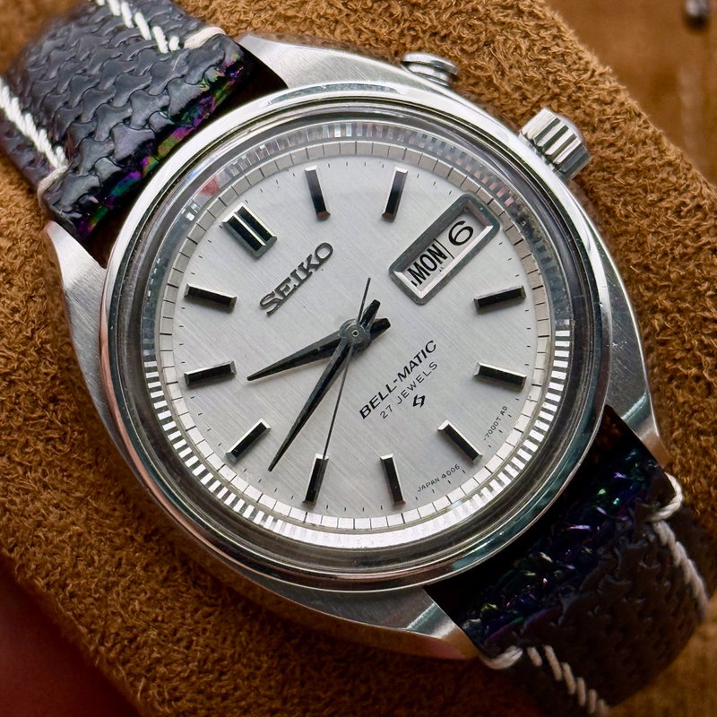 Seiko Seiko - Bell Matic "Serviced" 観紋 (Kanmon) – Observed Pattern - Ingen mindstepris - 4006-7000 - Men - 1976 vintage watch - image 14