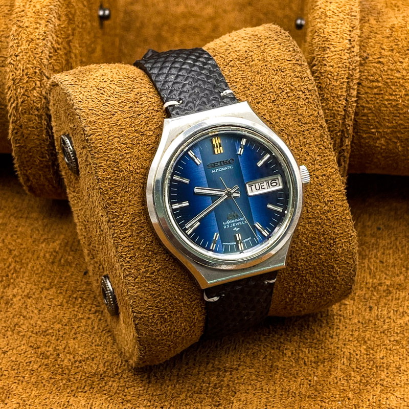 Seiko Seiko - LM Special 蒼幻 (Sōgen) – Blue Illusion - No Reserve Price - 5206-6090 - Men - 1973 vintage watch - image 5