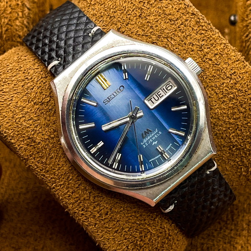 Seiko Seiko - LM Special 蒼幻 (Sōgen) – Blue Illusion - No Reserve Price - 5206-6090 - Men - 1973 vintage watch - image 6