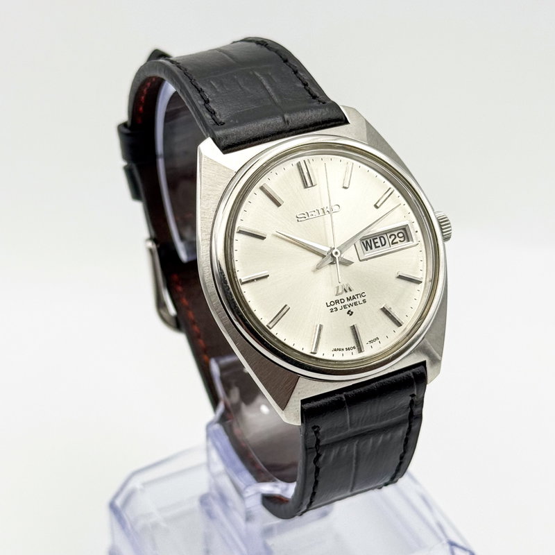 Seiko Seiko - Lord Matic [Near-Mint] 絹雅 (Kinuga) – Silk Elegance - No Reserve Price - 5606-7000 - Men - 1970 vintage watch - image 3