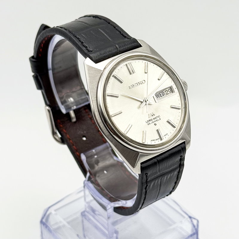 Seiko Seiko - Lord Matic [Near-Mint] 絹雅 (Kinuga) – Silk Elegance - No Reserve Price - 5606-7000 - Men - 1970 vintage watch - image 4