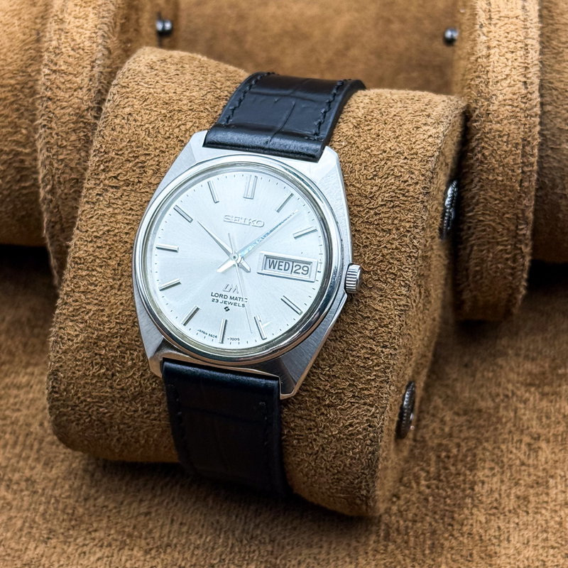 Seiko Seiko - Lord Matic [Near-Mint] 絹雅 (Kinuga) – Silk Elegance - No Reserve Price - 5606-7000 - Men - 1970 vintage watch - image 9