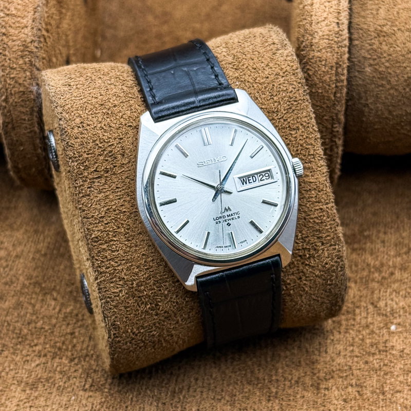 Seiko Seiko - Lord Matic [Near-Mint] 絹雅 (Kinuga) – Silk Elegance - No Reserve Price - 5606-7000 - Men - 1970 vintage watch - image 11