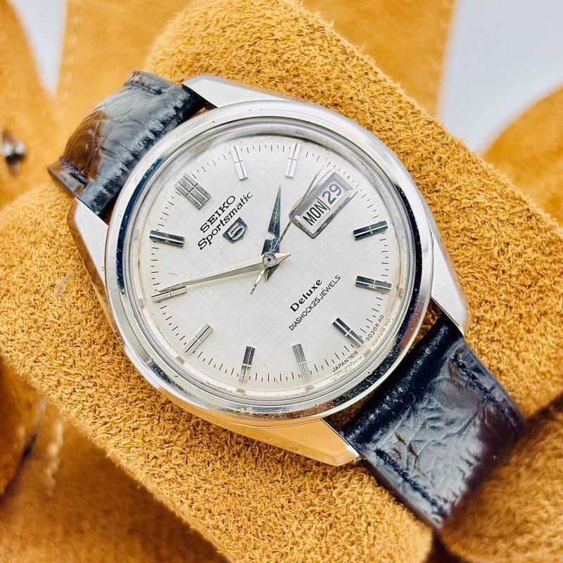 Seiko Seiko - Sportsmatic 5 Deluxe 反光 (Hankō) – Reflected Light - No Reserve Price - 7619-9060 - Men - 1967 vintage watch - image 3