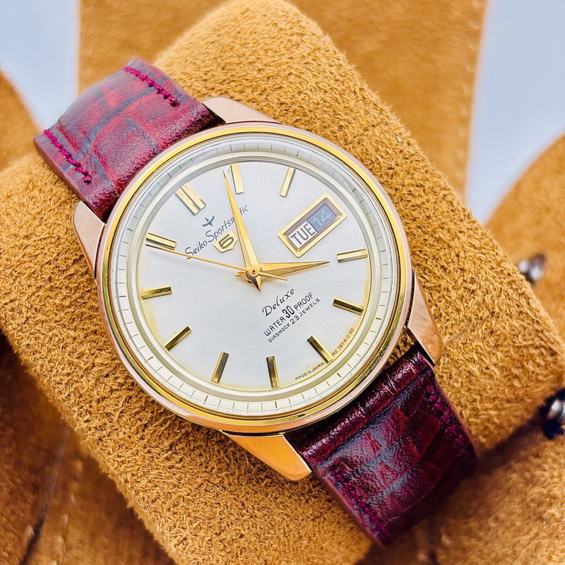 Seiko Seiko - Sportsmatic Deluxe [Near-Mint] 金礼 (Kinrei) – Golden Courtesy - No Reserve Price - 427970 - Men - 1967 vintage watch - image 2