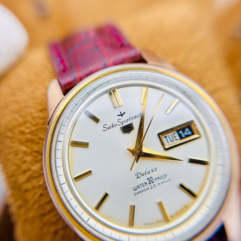 Seiko Seiko - Sportsmatic Deluxe [Near-Mint] 金礼 (Kinrei) – Golden Courtesy - No Reserve Price - 427970 - Men - 1967 vintage watch - image 10
