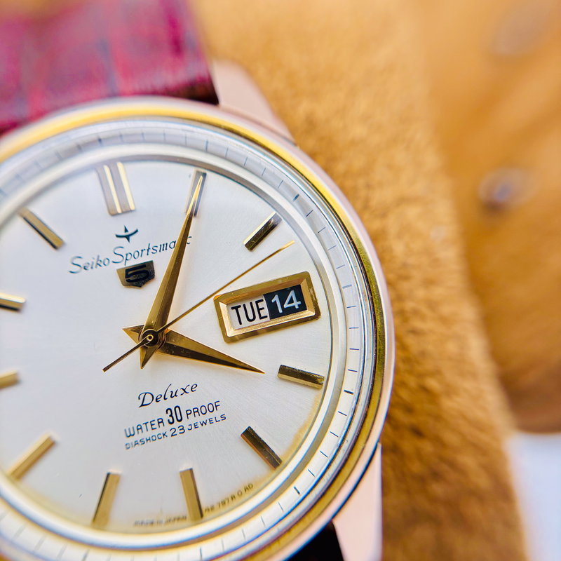Seiko Seiko - Sportsmatic Deluxe [Near-Mint] 金礼 (Kinrei) – Golden Courtesy - No Reserve Price - 427970 - Men - 1967 vintage watch - image 11