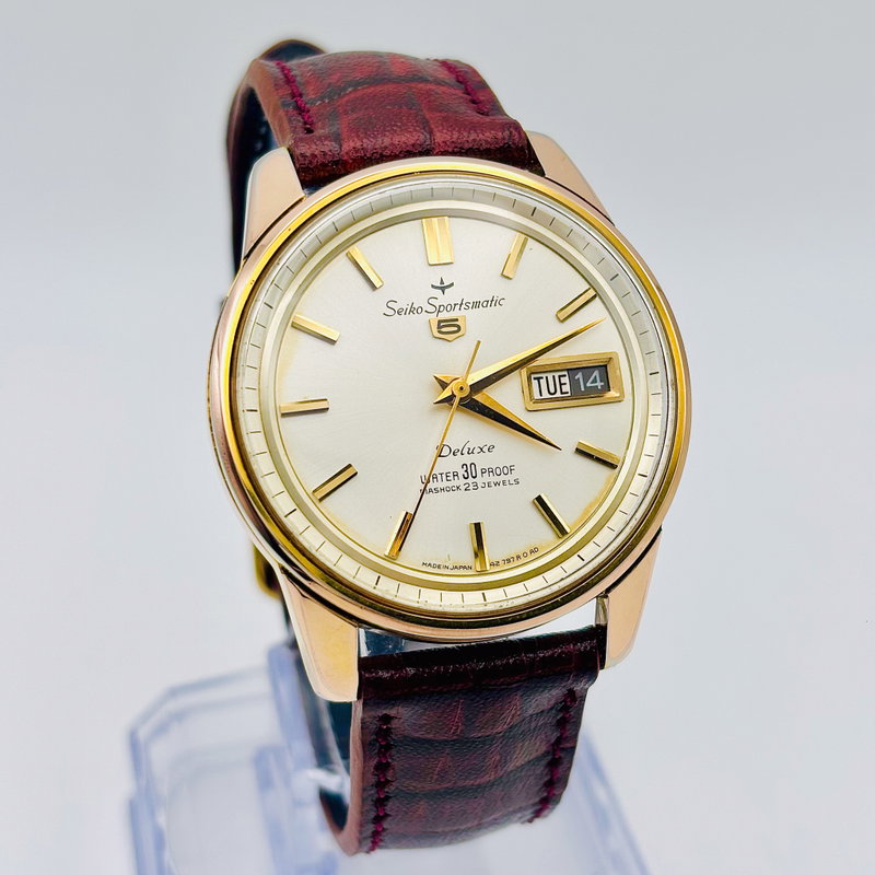 Seiko Seiko - Sportsmatic Deluxe [Near-Mint] 金礼 (Kinrei) – Golden Courtesy - No Reserve Price - 427970 - Men - 1967 vintage watch - image 27