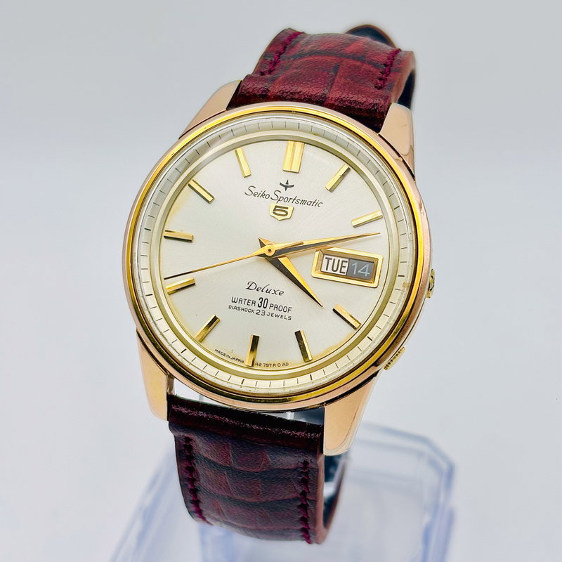 Seiko Seiko - Sportsmatic Deluxe [Near-Mint] 金礼 (Kinrei) – Golden Courtesy - No Reserve Price - 427970 - Men - 1967 vintage watch - image 1