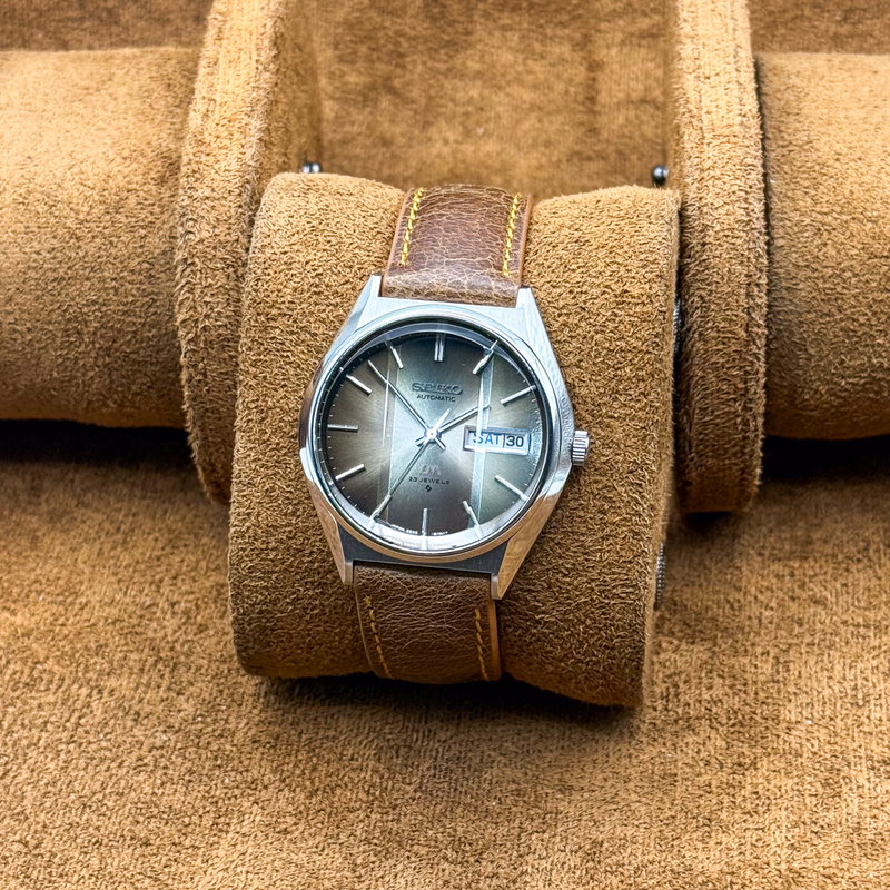 Seiko Seiko - Lord Matic "Gradient Brown Sunburst" 輝放 – Kihō – Released Radiance - No reserve price - 5606-8110 - Men - 1975 vintage watch - image 8