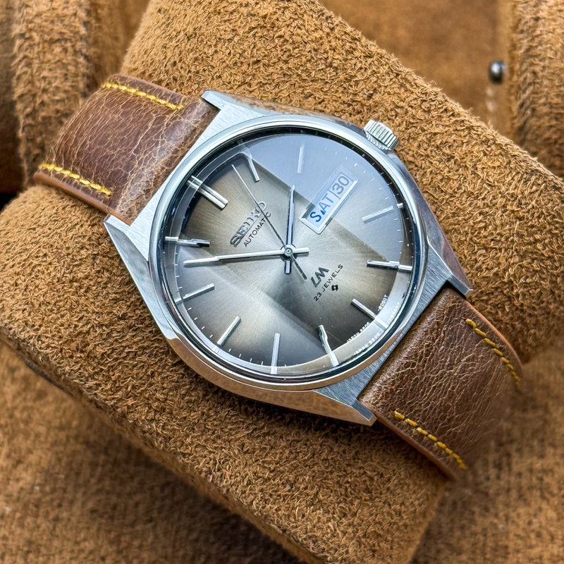 Seiko Seiko - Lord Matic "Gradient Brown Sunburst" 輝放 – Kihō – Released Radiance - No reserve price - 5606-8110 - Men - 1975 vintage watch - image 13