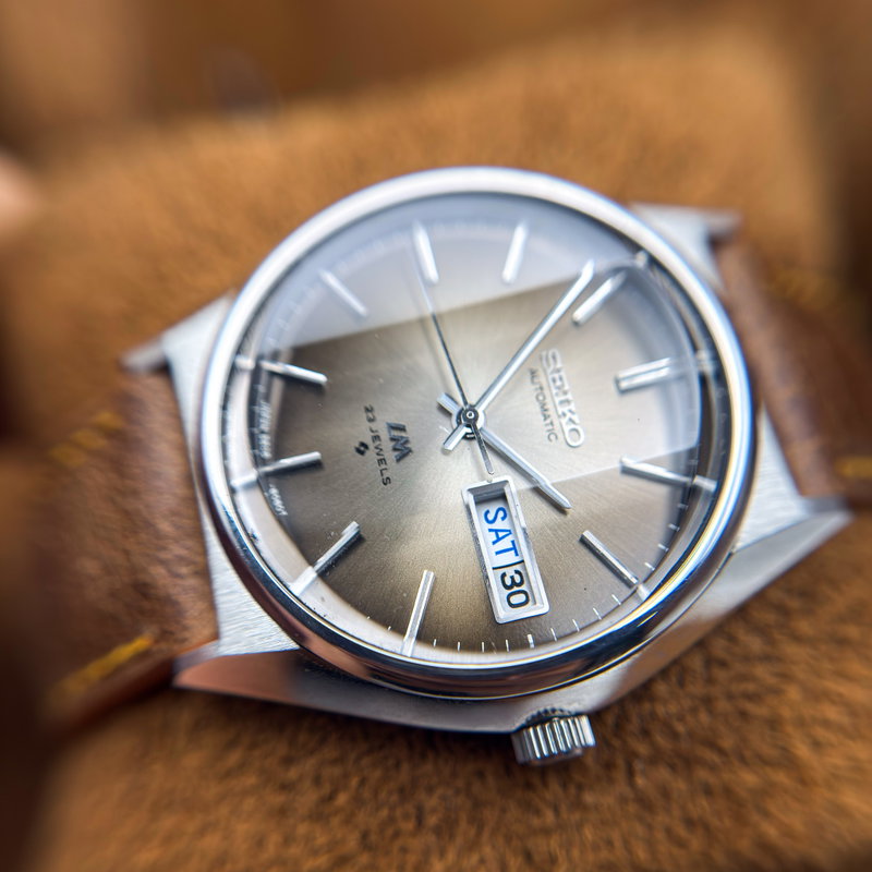 Seiko Seiko - Lord Matic "Gradient Brown Sunburst" 輝放 – Kihō – Released Radiance - No reserve price - 5606-8110 - Men - 1975 vintage watch - image 18