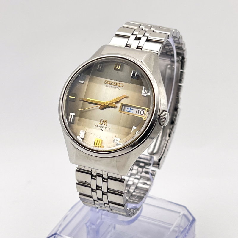 Seiko Seiko - LM  “Gradient Grey Sunburst” [Near-Mint] - 5606-7290 - Men - 1973 vintage watch - image 1