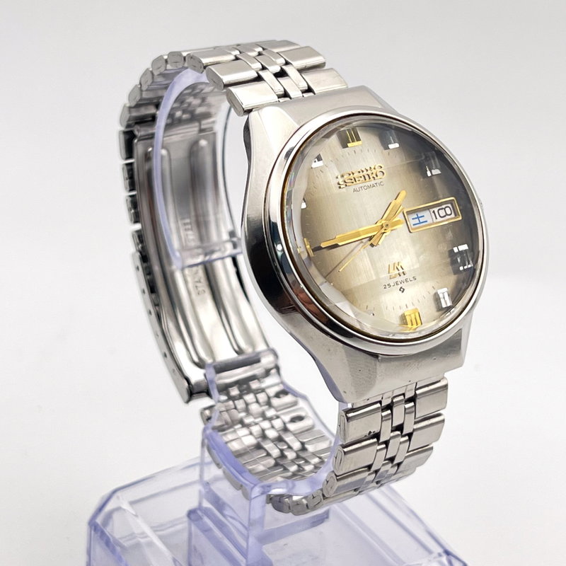 Seiko Seiko - LM  “Gradient Grey Sunburst” [Near-Mint] - 5606-7290 - Men - 1973 vintage watch - image 4