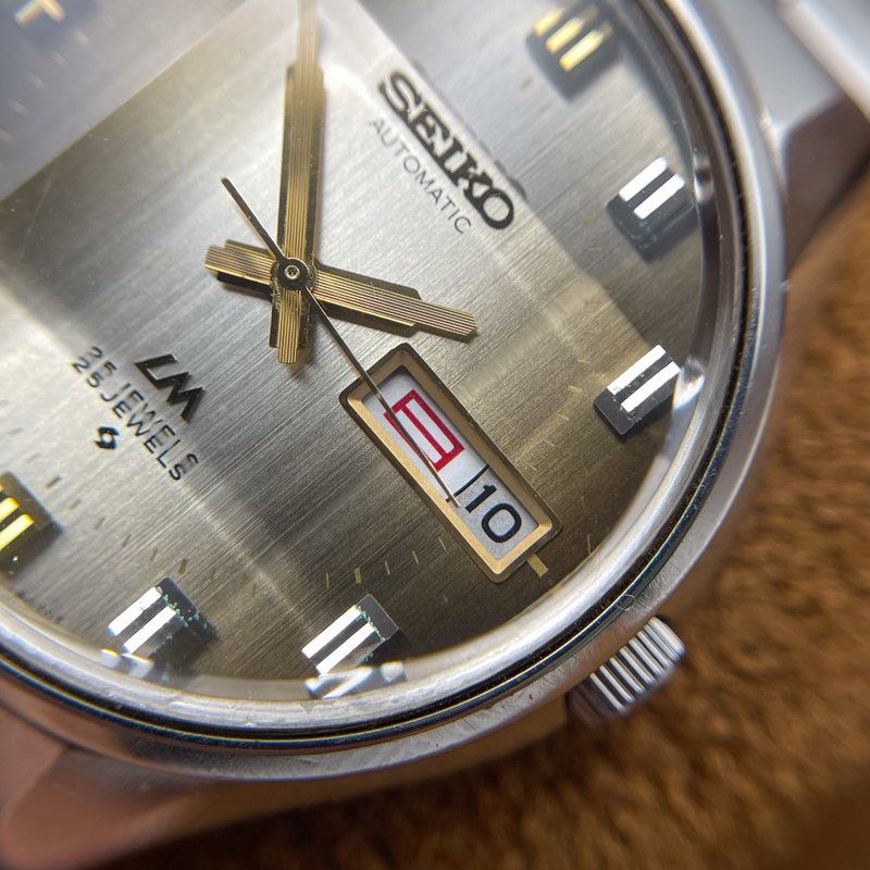 Seiko Seiko - LM  “Gradient Grey Sunburst” [Near-Mint] - 5606-7290 - Men - 1973 vintage watch - image 16
