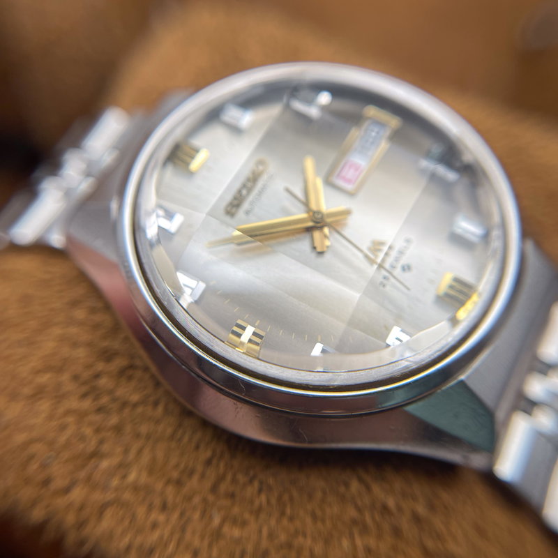 Seiko Seiko - LM  “Gradient Grey Sunburst” [Near-Mint] - 5606-7290 - Men - 1973 vintage watch - image 20