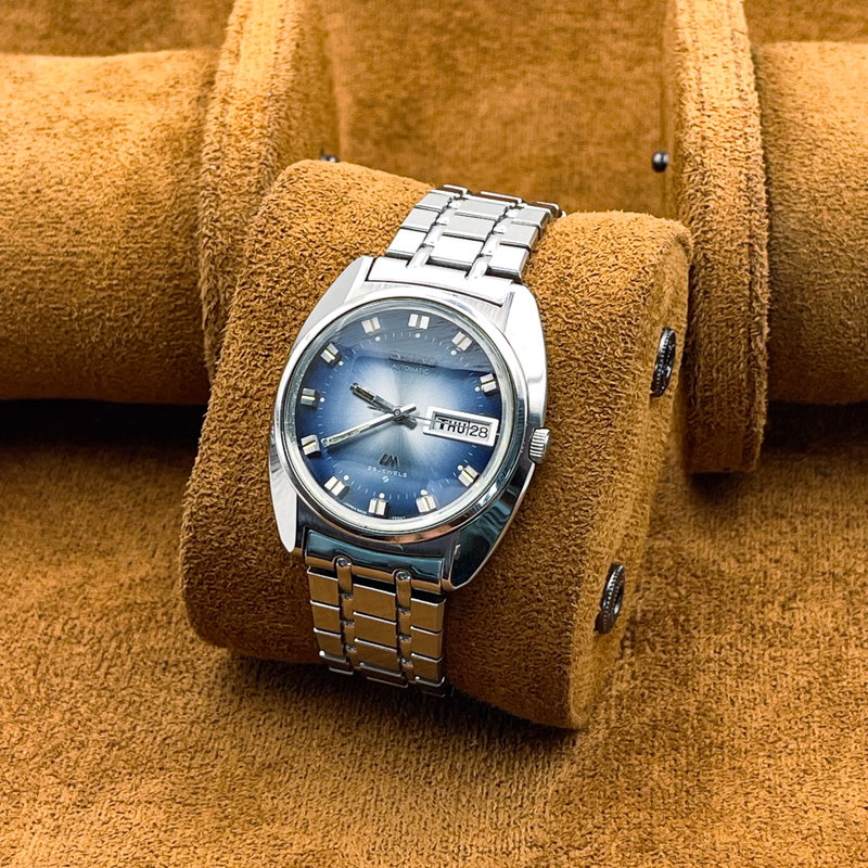 Seiko Seiko - LM "Gradient Blue Sunburst" 天藍 (Tenran) – Heavenly Blue - No Reserve Price - 5606-7230 - Men - 1973 vintage watch - image 8