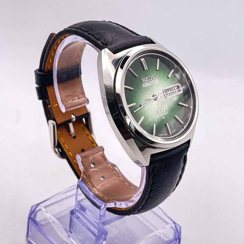 Seiko Seiko - 5 Actus "Gradient Green Sunburst" [Near-Mint] - No Reserve Price - 6106-8670 - Men - 1974 vintage watch - image 5