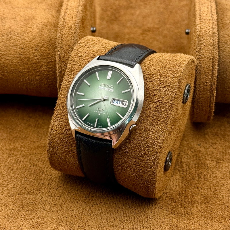Seiko Seiko - 5 Actus "Gradient Green Sunburst" [Near-Mint] - No Reserve Price - 6106-8670 - Men - 1974 vintage watch - image 10