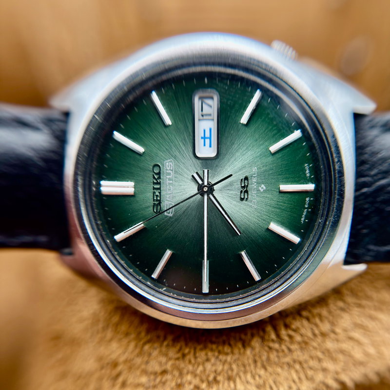 Seiko Seiko - 5 Actus "Gradient Green Sunburst" [Near-Mint] - No Reserve Price - 6106-8670 - Men - 1974 vintage watch - image 20