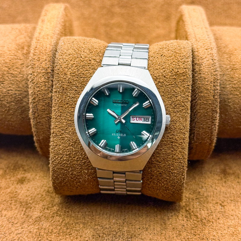 Seiko Seiko - LM “Gradient Green Sunburst” [Near-Mint] 礼耀 – Reiyō – Dignified Brilliance - No reserve price - 5606-7360 - Men - 1975 vintage watch - image 10
