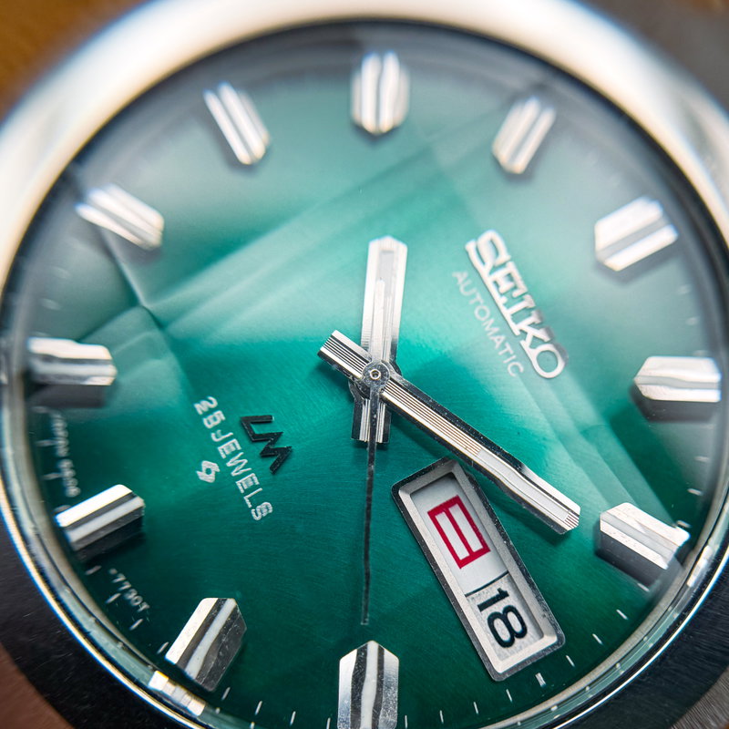 Seiko Seiko - LM “Gradient Green Sunburst” [Near-Mint] 礼耀 – Reiyō – Dignified Brilliance - No reserve price - 5606-7360 - Men - 1975 vintage watch - image 19