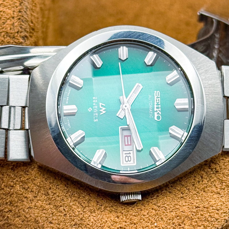 Seiko Seiko - LM “Gradient Green Sunburst” [Near-Mint] 礼耀 – Reiyō – Dignified Brilliance - No reserve price - 5606-7360 - Men - 1975 vintage watch - image 22