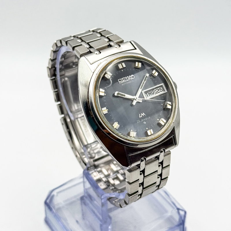 Seiko Seiko - Lord Matic "Gradient Blue Sunburst" 晶明 (Shōmei) – Crystal Clarity - No reserve price - 5606-7230 - Men - 1972 vintage watch - image 5