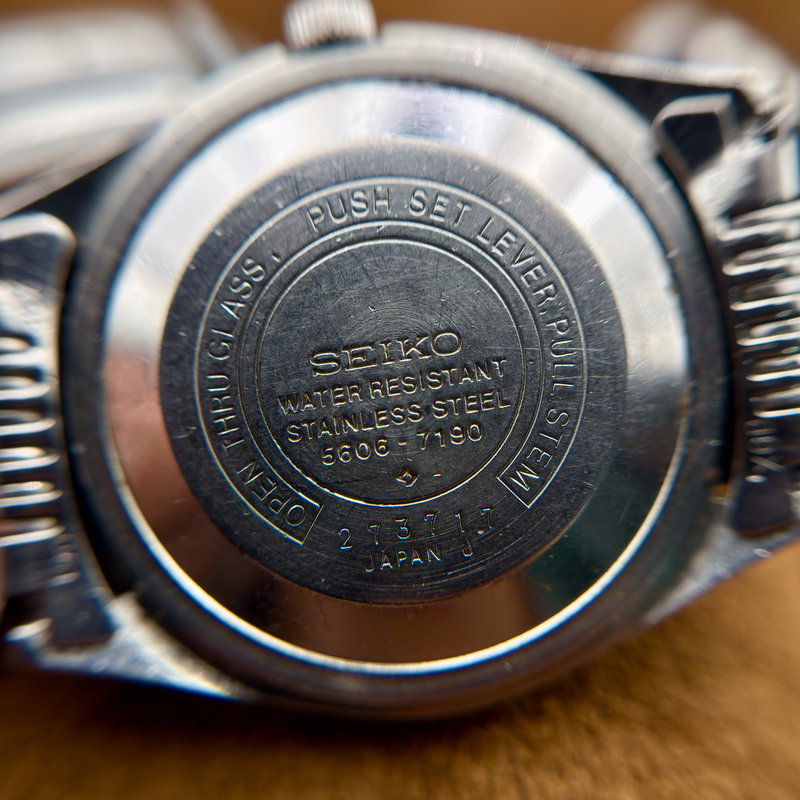 Seiko Seiko - LM "Gradient Grey Sunburst" 久遠 (Kuon) – Eternity - No Reserve Price - 5606-7190 - Men - 1972 vintage watch - image 15