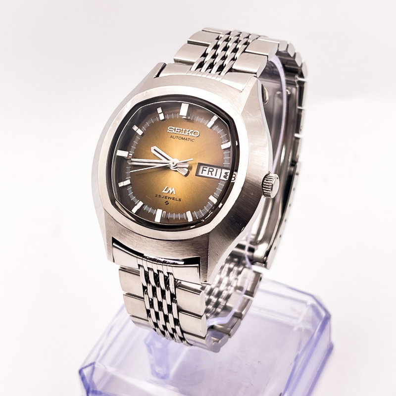 Seiko Seiko - Lord Matic "Gradient Brown Sunburst" "Serviced" 根影 (Konei) – Root Shadow - No Reserve Price - 5606-5140 - Men - 1973 vintage watch - image 1