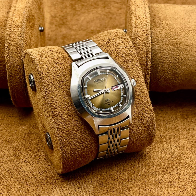 Seiko Seiko - Lord Matic "Gradient Brown Sunburst" "Serviced" 根影 (Konei) – Root Shadow - No Reserve Price - 5606-5140 - Men - 1973 vintage watch - image 10