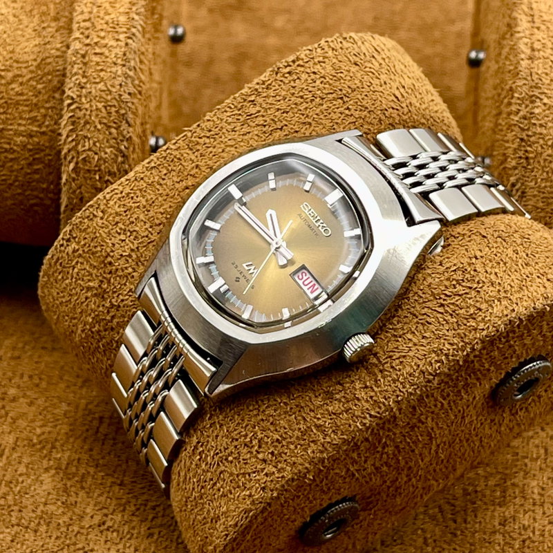 Seiko Seiko - Lord Matic "Gradient Brown Sunburst" "Serviced" 根影 (Konei) – Root Shadow - No Reserve Price - 5606-5140 - Men - 1973 vintage watch - image 13