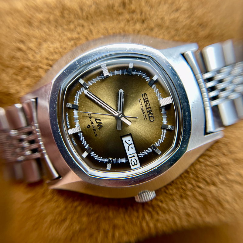 Seiko Seiko - Lord Matic "Gradient Brown Sunburst" "Serviced" 根影 (Konei) – Root Shadow - No Reserve Price - 5606-5140 - Men - 1973 vintage watch - image 16