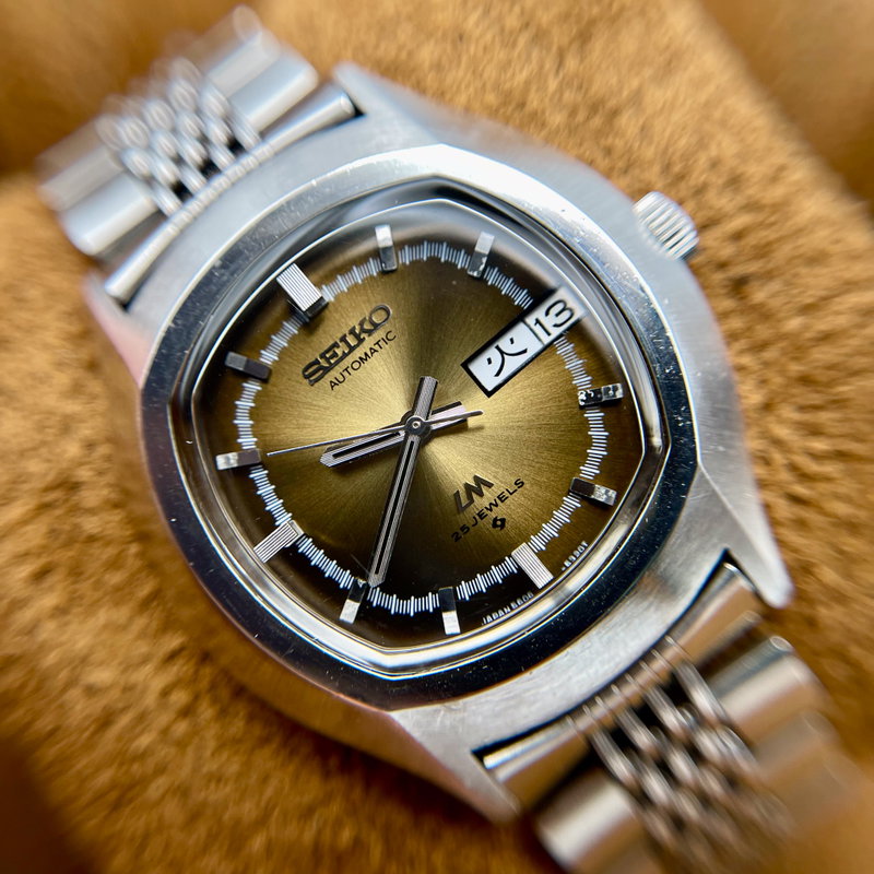 Seiko Seiko - Lord Matic "Gradient Brown Sunburst" "Serviced" 根影 (Konei) – Root Shadow - No Reserve Price - 5606-5140 - Men - 1973 vintage watch - image 18