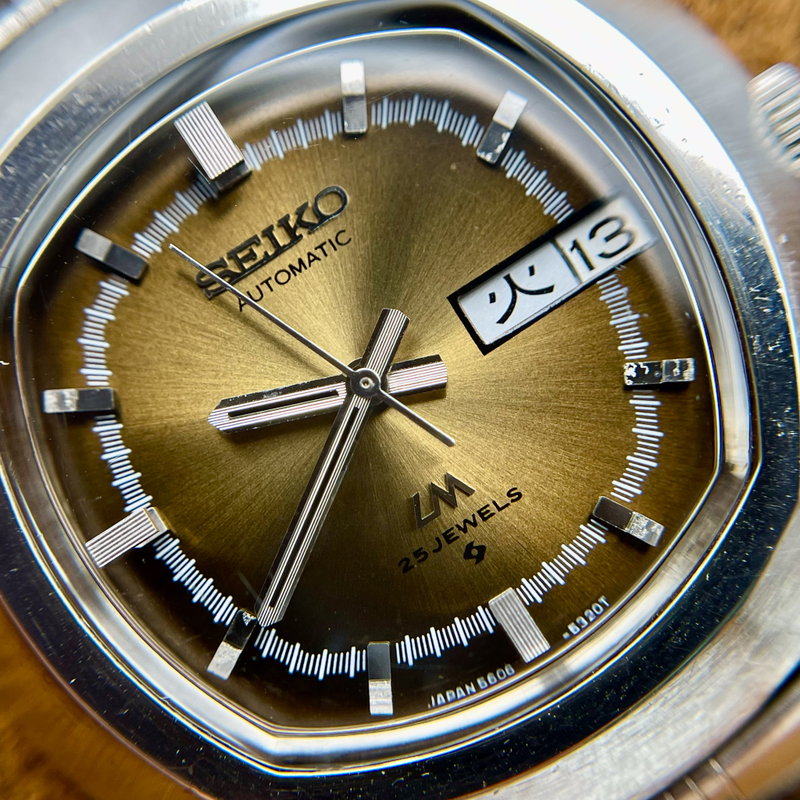 Seiko Seiko - Lord Matic "Gradient Brown Sunburst" "Serviced" 根影 (Konei) – Root Shadow - No Reserve Price - 5606-5140 - Men - 1973 vintage watch - image 19